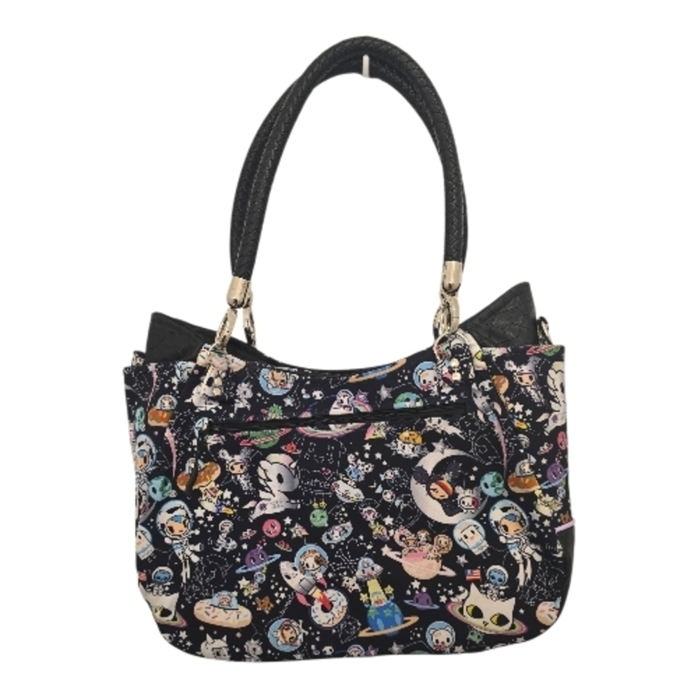 Black Unicorn Galaxy Space Themed Galactic Pony Custom Made Bag - Picture 2 of 13